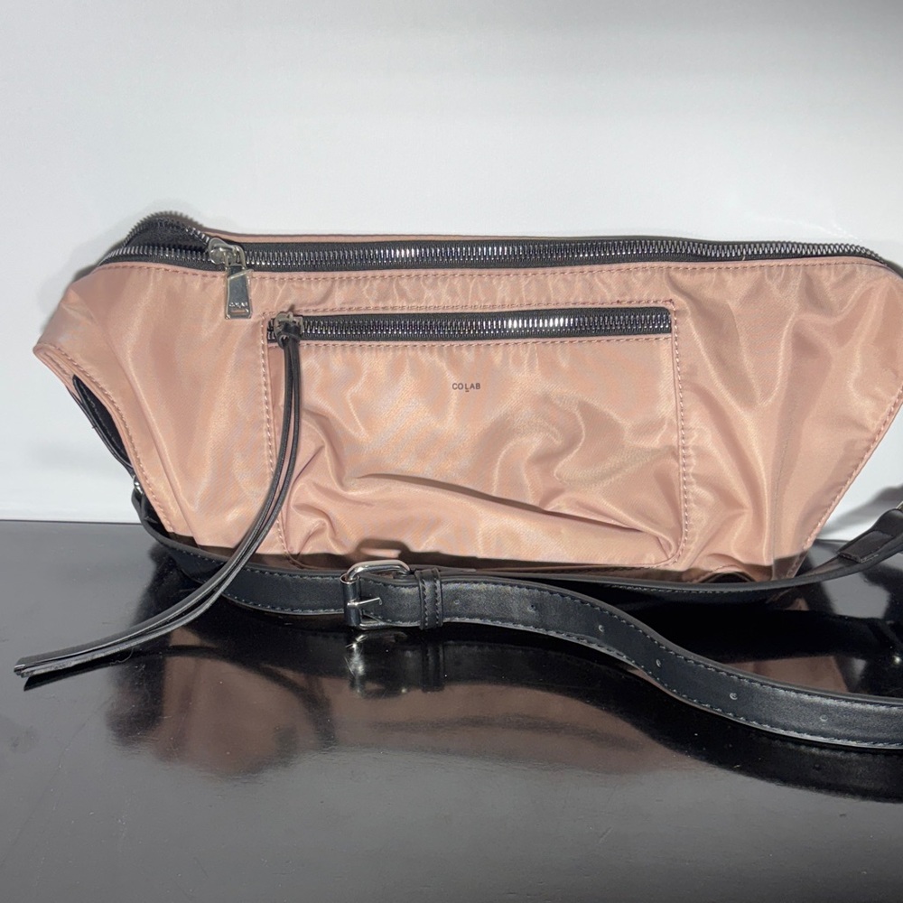 COLAB Pink and Black Women's Bag